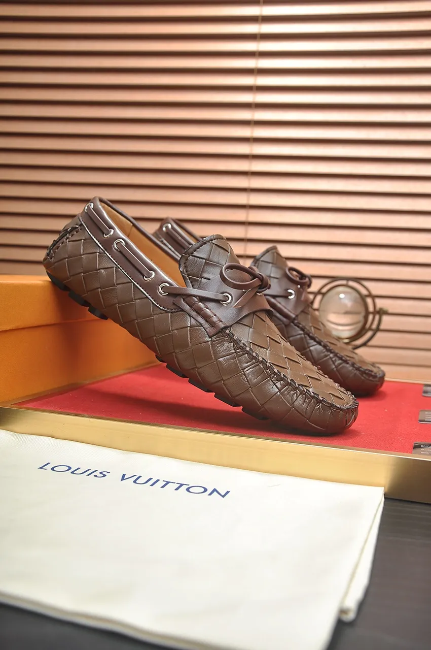 Men's Men's Shoes💰420💶【GUCCI】 (High-end Niuli) New 🍀Gucci*——Gucci Doudou Shoes! Made of imported original cowhide, the inner top layer is comfortable cowhide lining! Original wear-resistant rubber outsole! High quality products! Code number 38-44!